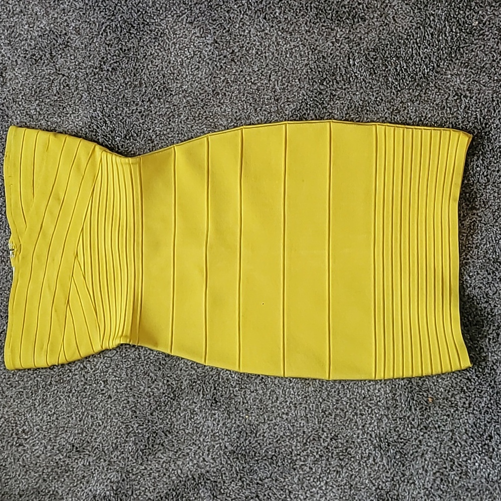 Women's Bandage Straless Dress Bodycon Rainbow Cocktail Party Dress